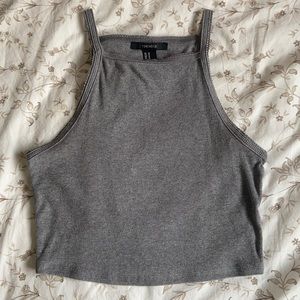 Forever 21 Gray Halter Top